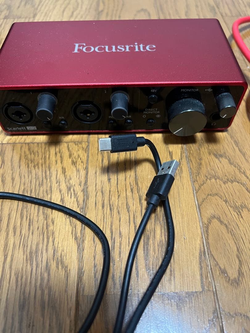 Focusrite Scarlett 2i2オーディオインターフェイスセット