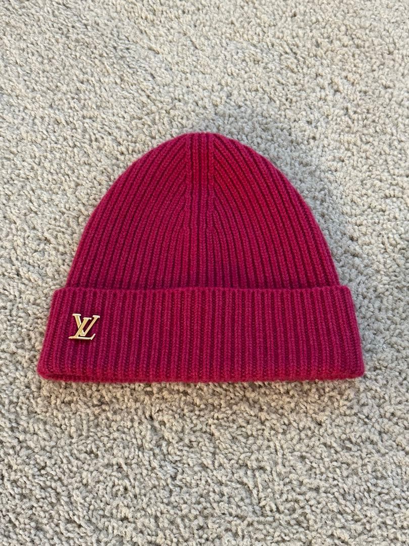 LOUIS VUITTON ルイヴィトン カシミヤ100% ビーニー ニット帽