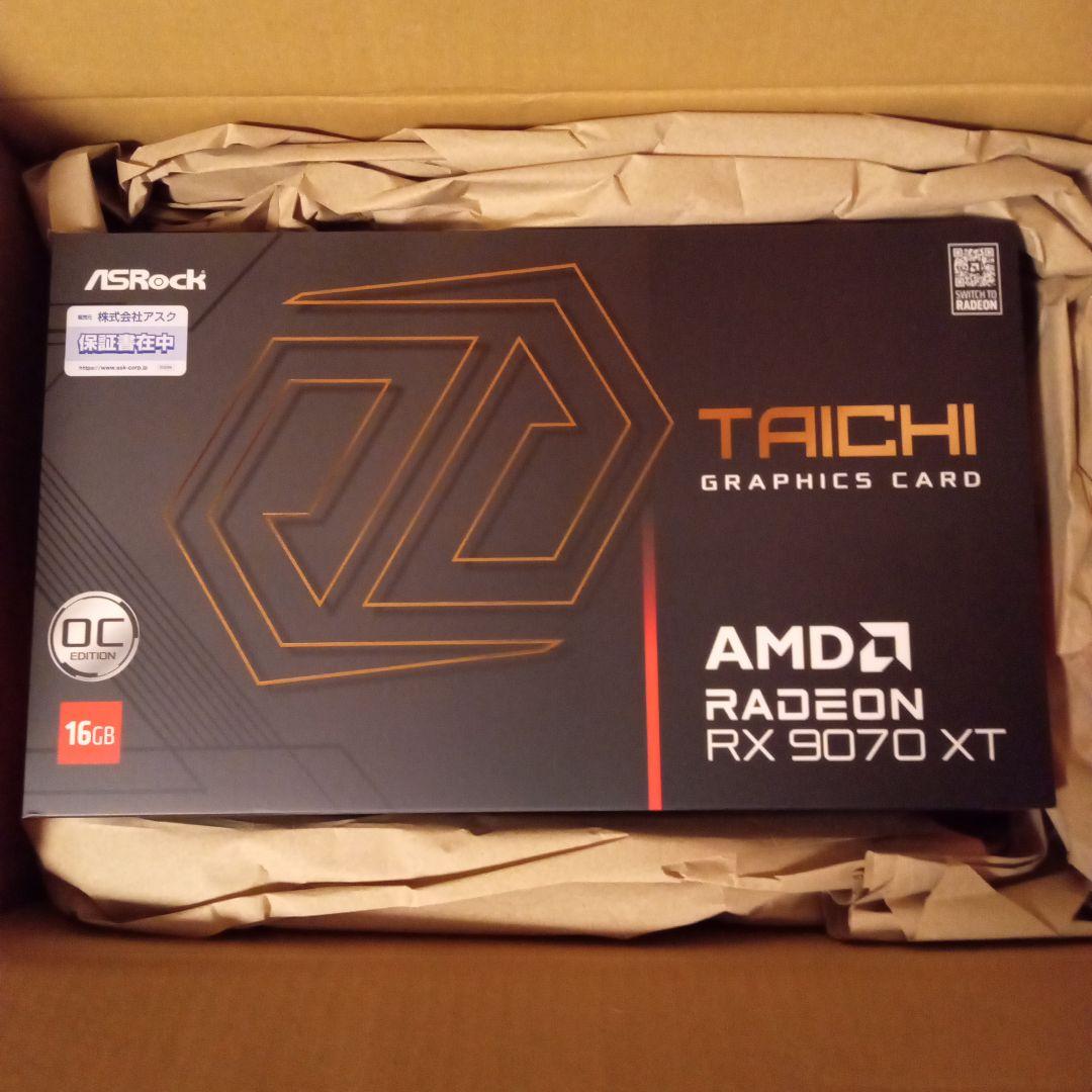 【新品・未開封】RX 9070XT Taichi 16G OC