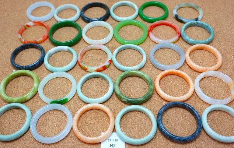 天然石 バングル 30点 ブレスレット Nm26-241110N2