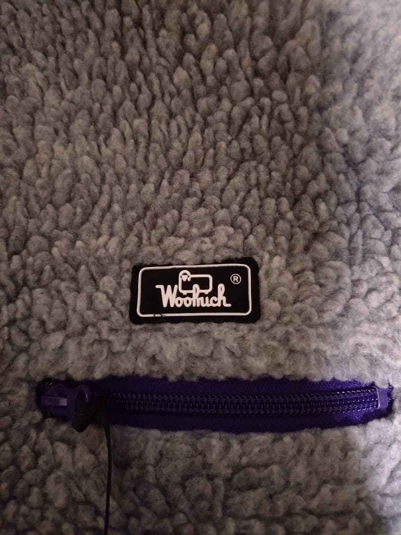 90s Woolrich フリース ボア ベスト ウールリッチ リバーシブル