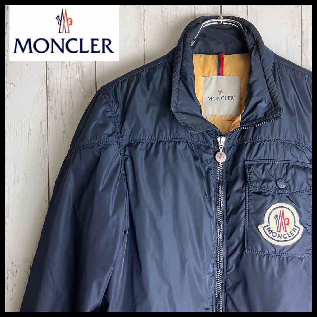 【✨超お買得】モンクレール　MONCLER ナイロン　ダウンジャケット　胸ロゴ