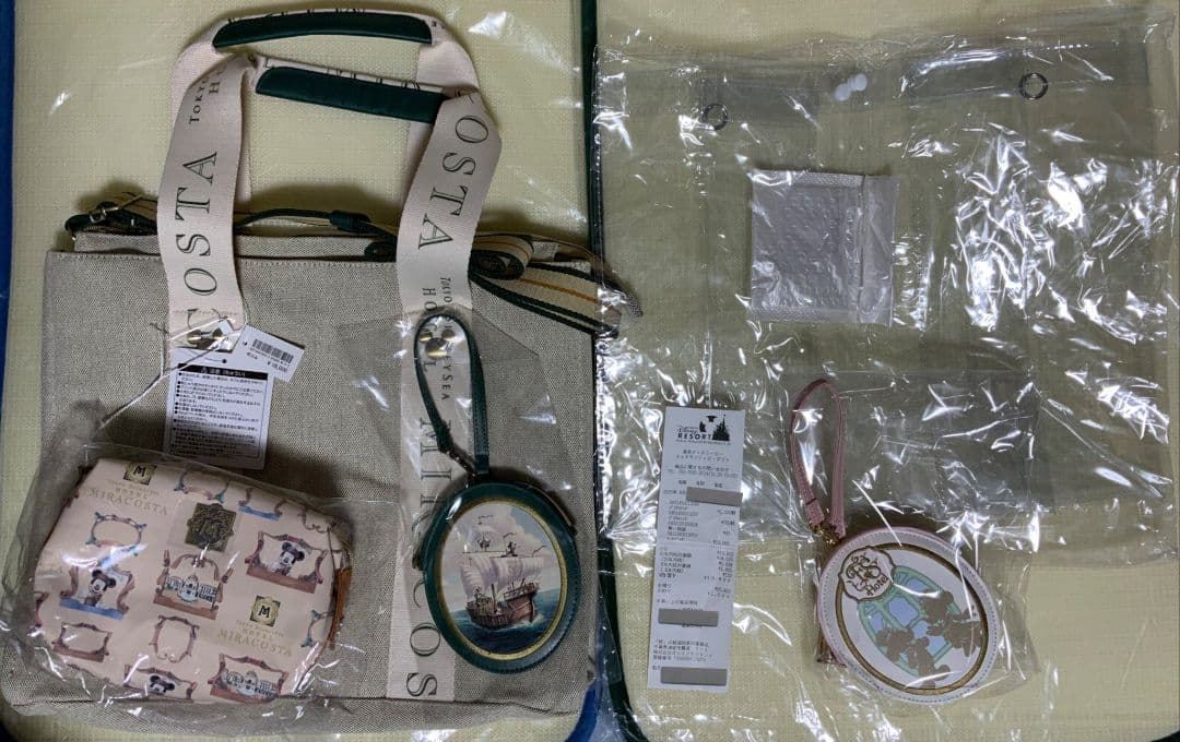 m*読様 東京ディズニーホテル　ミラコスタ　ファンスプ　トートバッグ　痛バケース