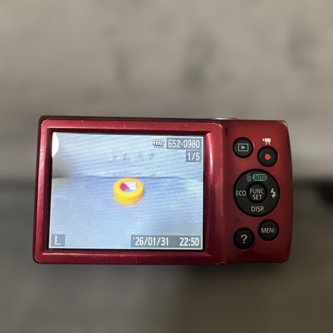 【訳あり動作品】Canon IXY PC2196 レッド