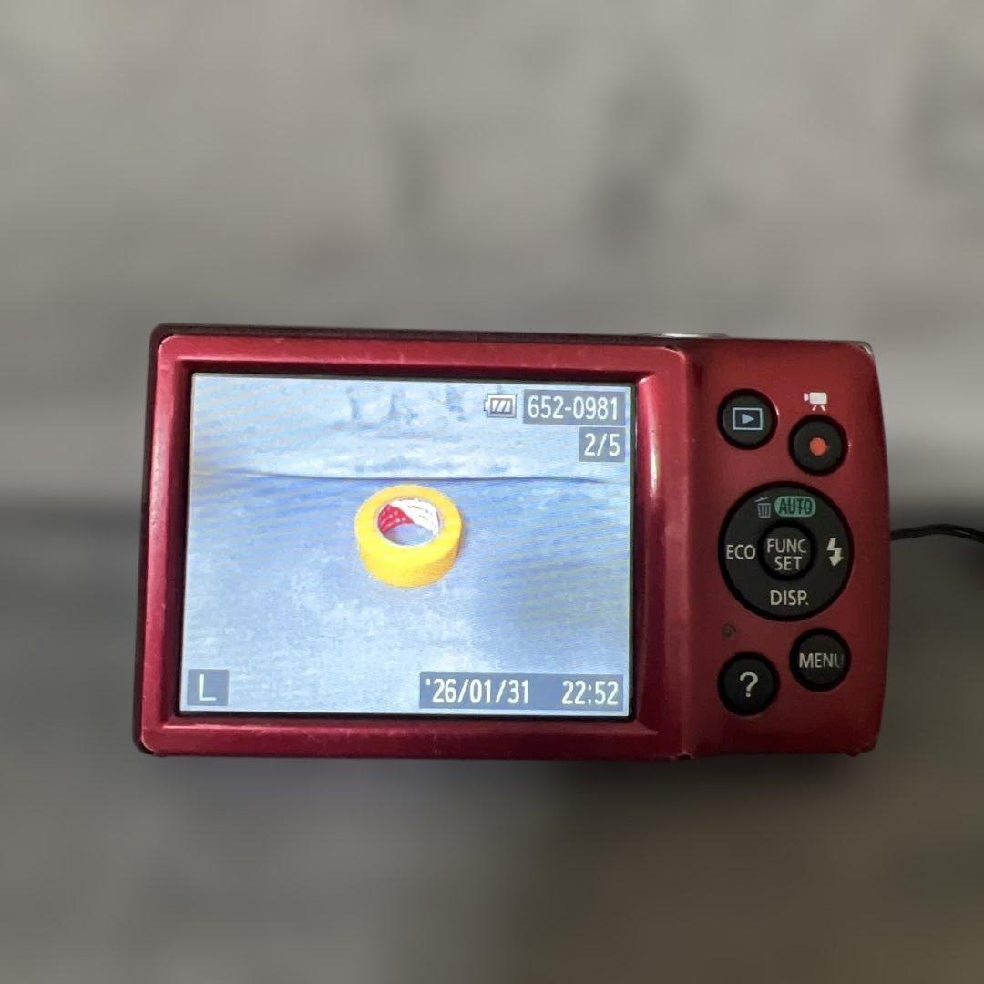 【訳あり動作品】Canon IXY PC2196 レッド