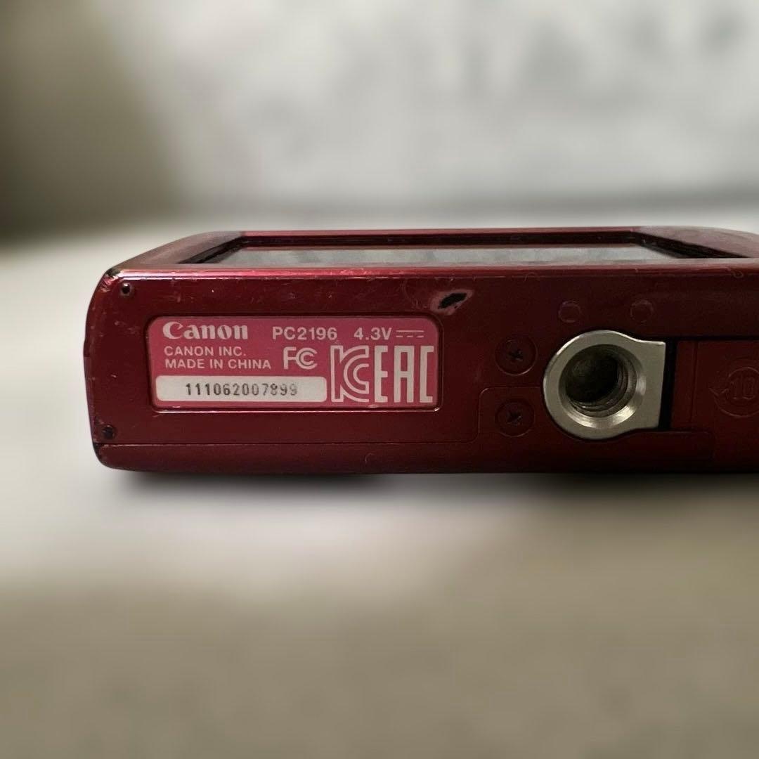 【訳あり動作品】Canon IXY PC2196 レッド