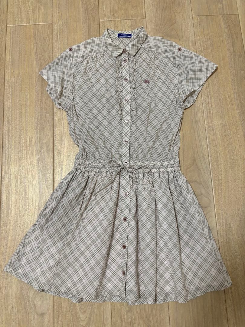 d*7様 Burberry Bule Label ノバチェック柄 ワンピース ス