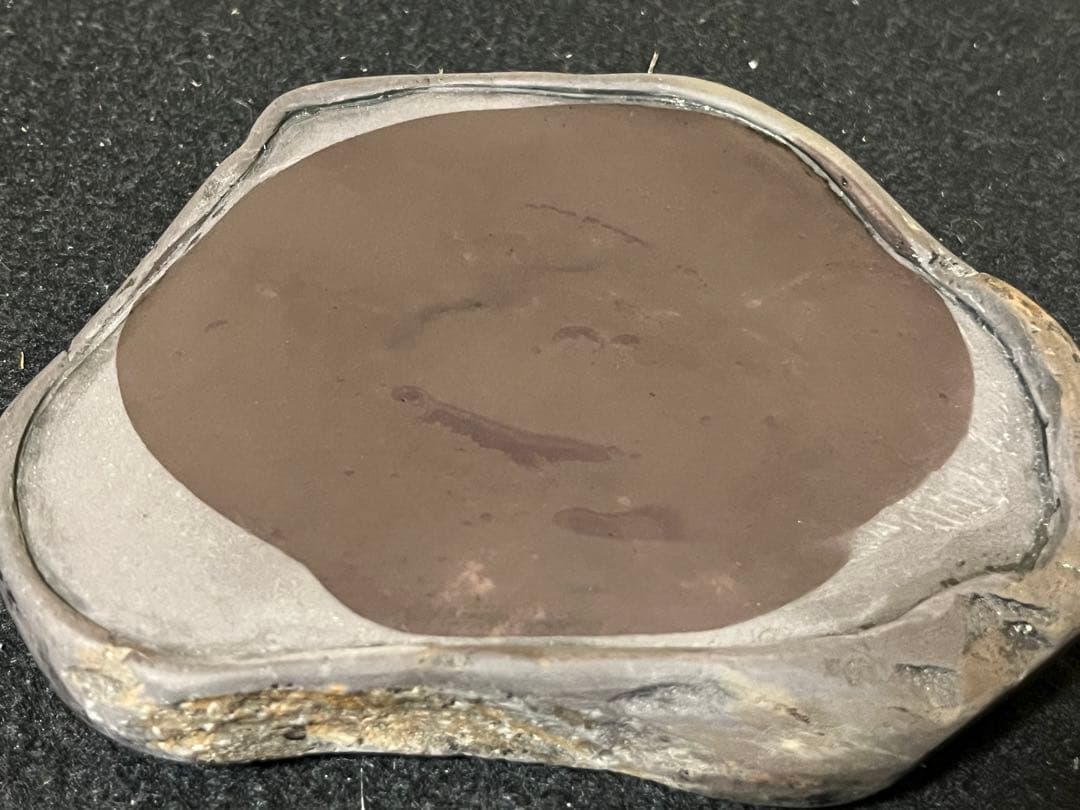 処分価格　旧坑老坑端渓水巌硯　子母青花・深い青・文房四宝