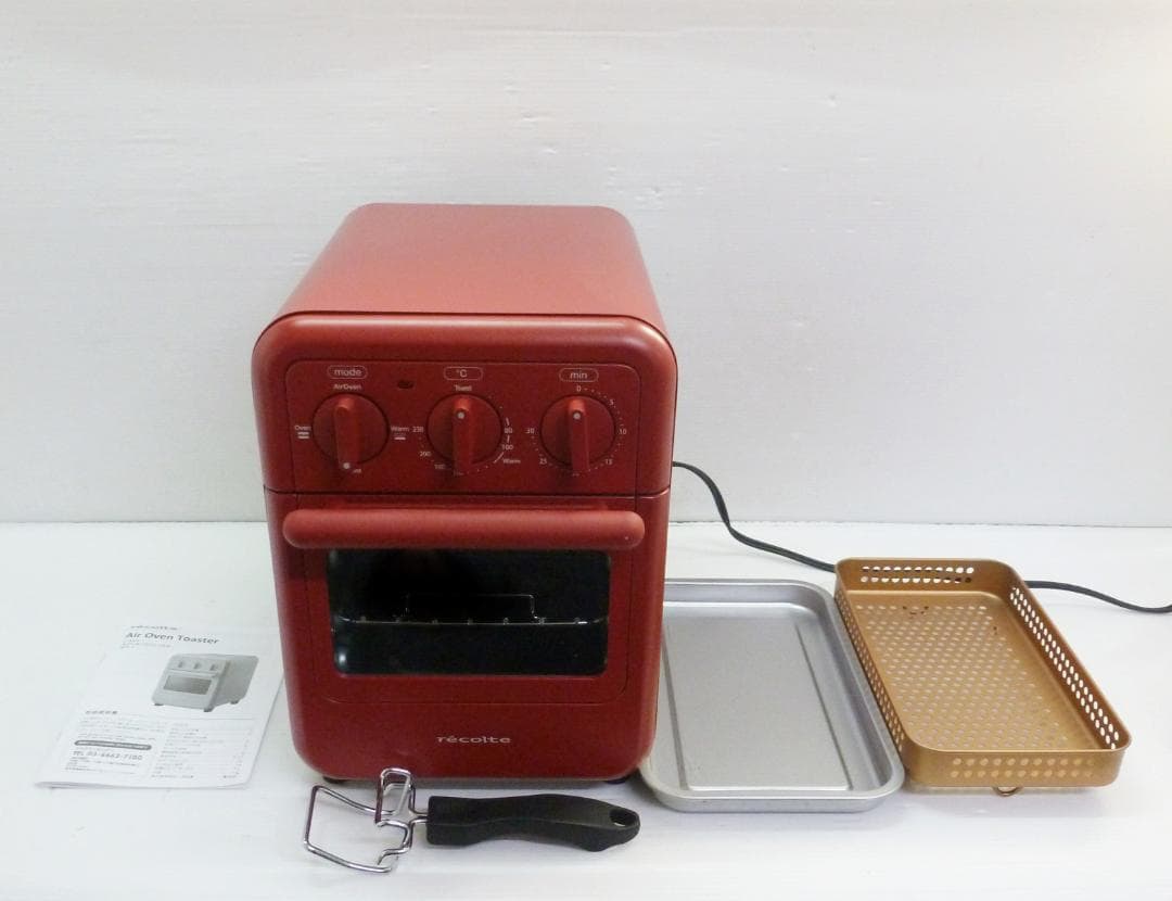 recolte レコルト エアーオーブントースター RFT-1 レッド