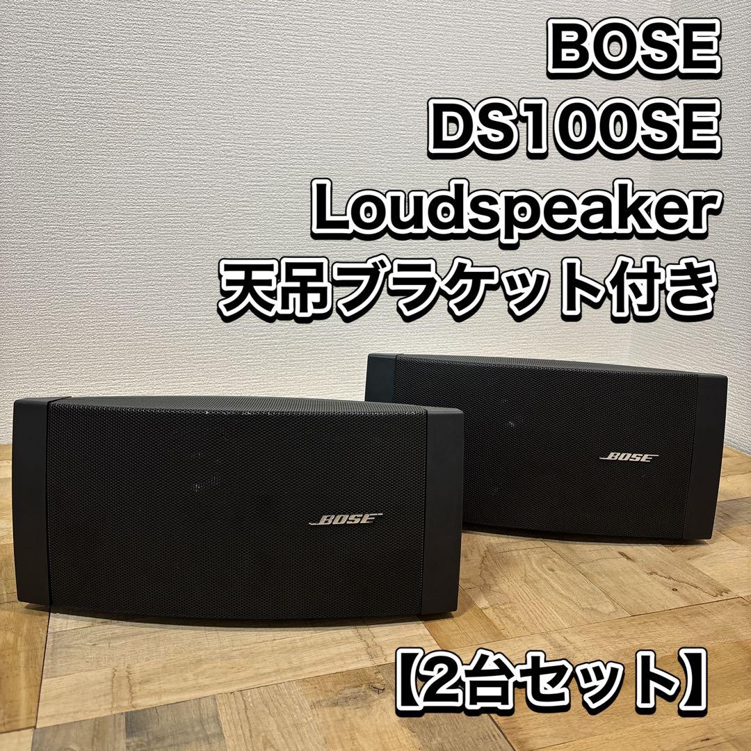BOSE DS100SE Loudspeaker 2台セット 天吊りブラケット付