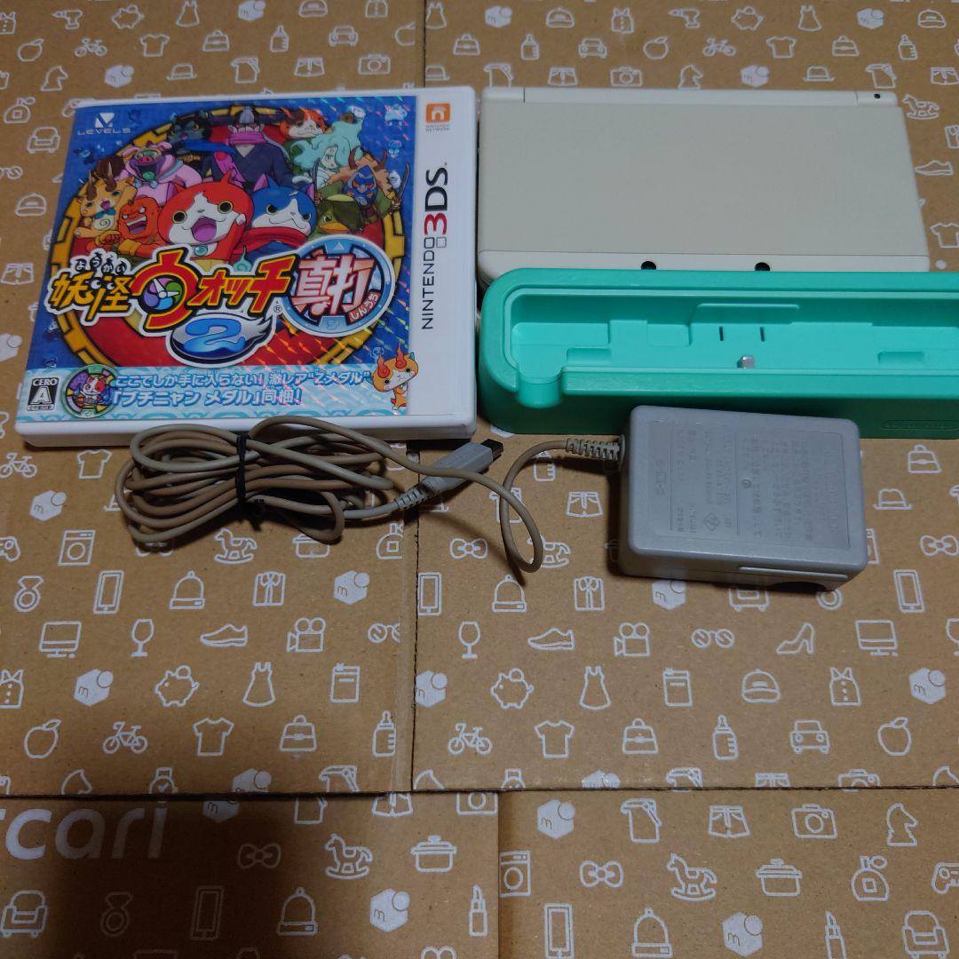 3DS 妖怪ウォッチ2 真打と3DS LL ホワイト 本体の2商品
