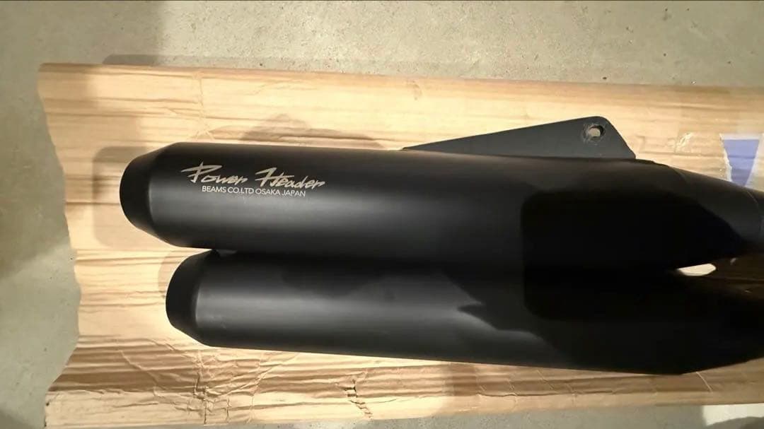 BEAMS(ビームス) パワーヘッダー W マットブラック レブル250