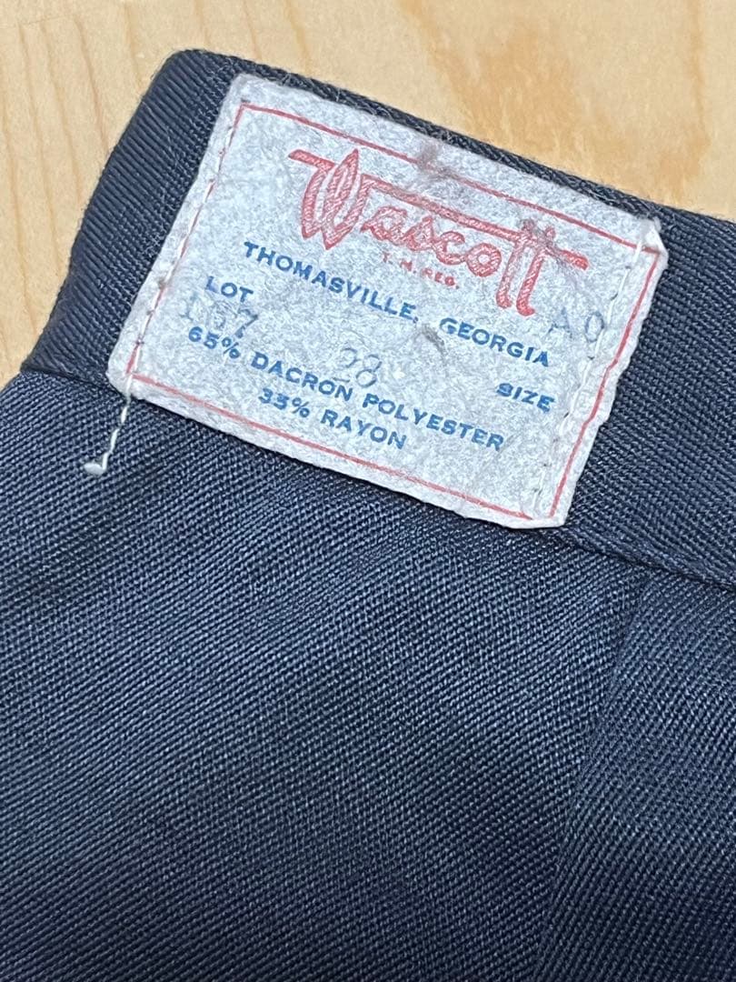 50~60s レーヨン ギャバジン スラックス vintage