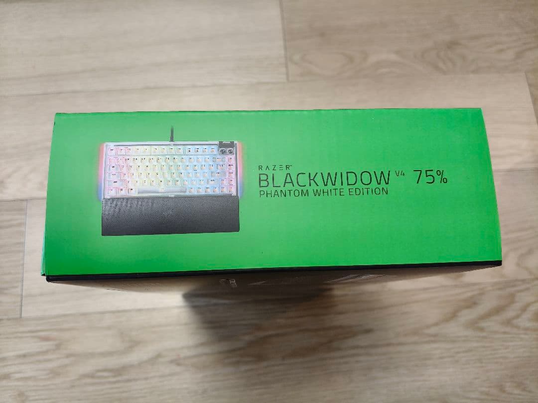 キーボード RazerBlackWidowV4 75%PhantomWhiteEdition