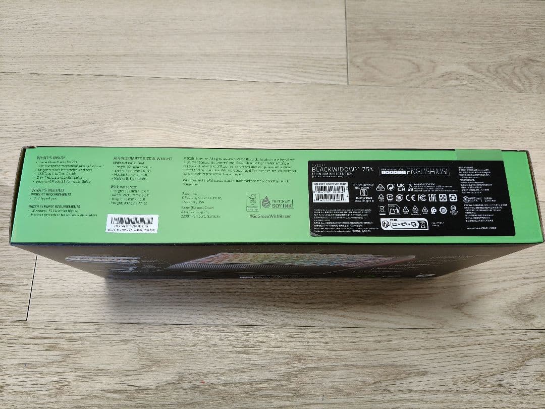 キーボード RazerBlackWidowV4 75%PhantomWhiteEdition