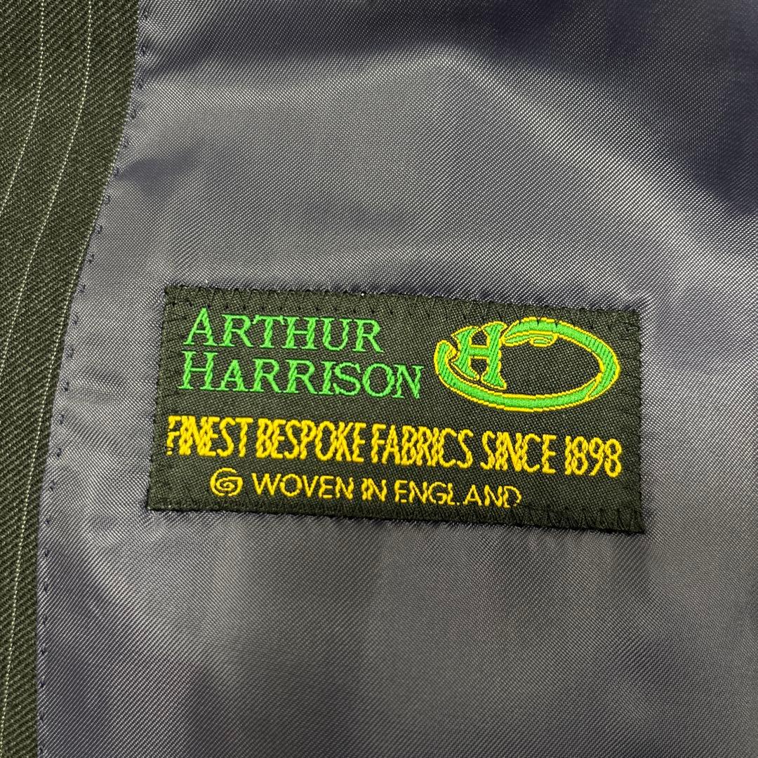 美品✨AB7 大きいサイズ イギリス高級生地 グレーストライプ セットアップ