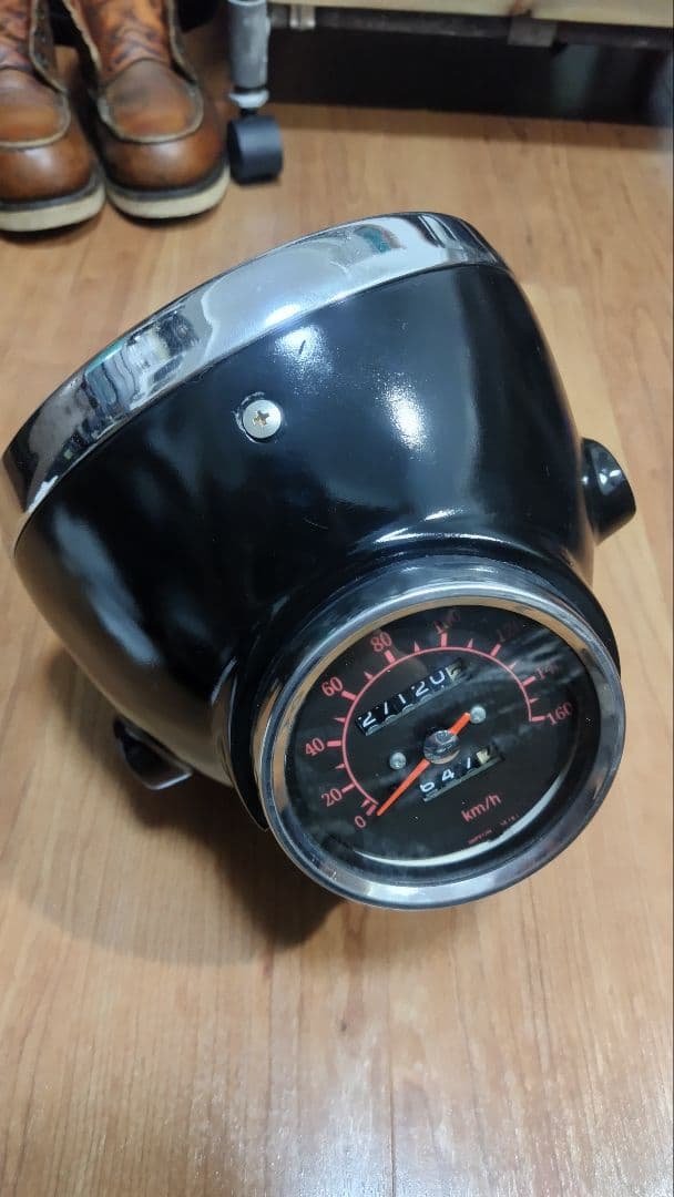 絶版品　CHIC DESIGN CIBIE クラシックヘッドライト メーターイン