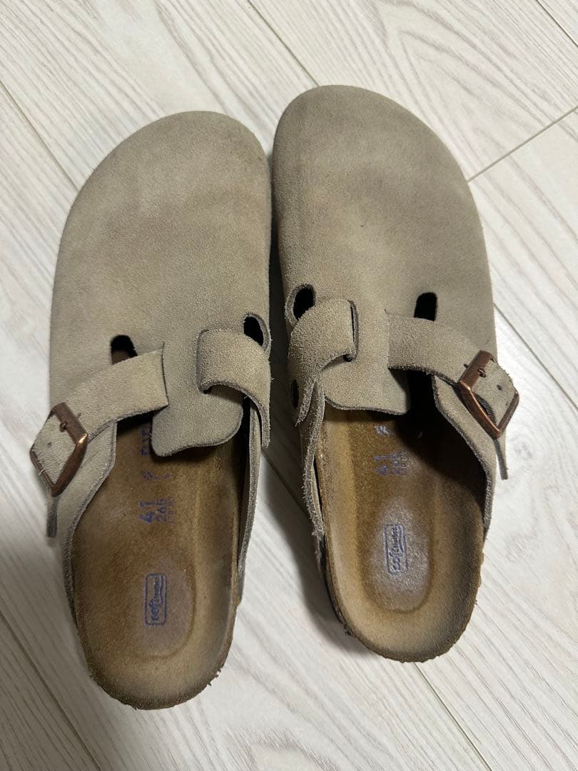 BIRKENSTOCK ビルケン　ボストン　スエード 41 (26.5)