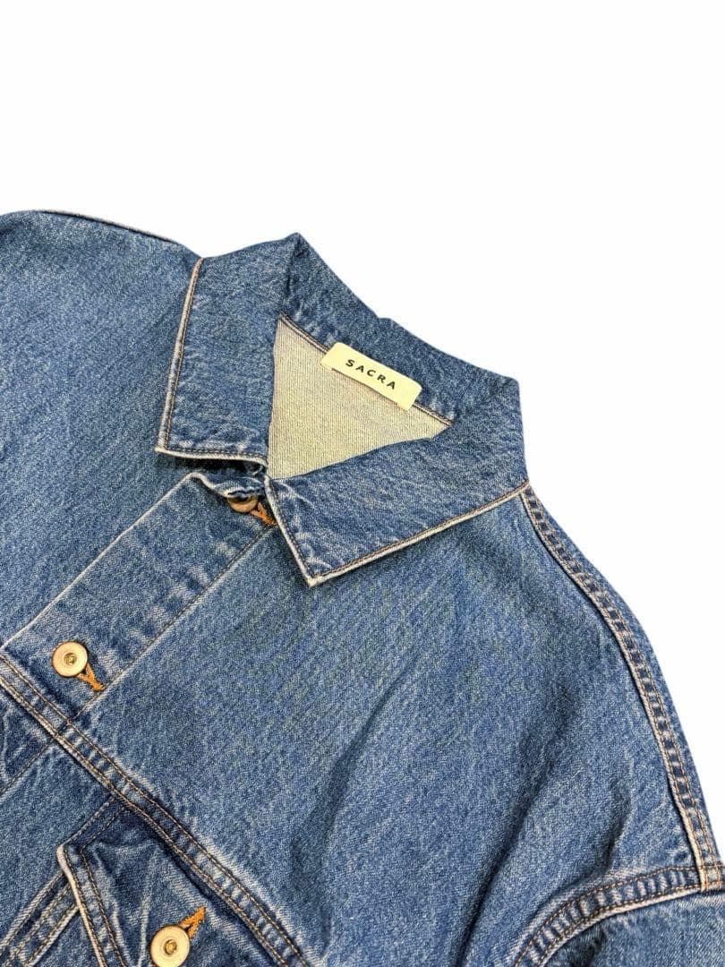 【未使用級】サクラSACRA 美品 24SS オーセンティック デニムジャケット
