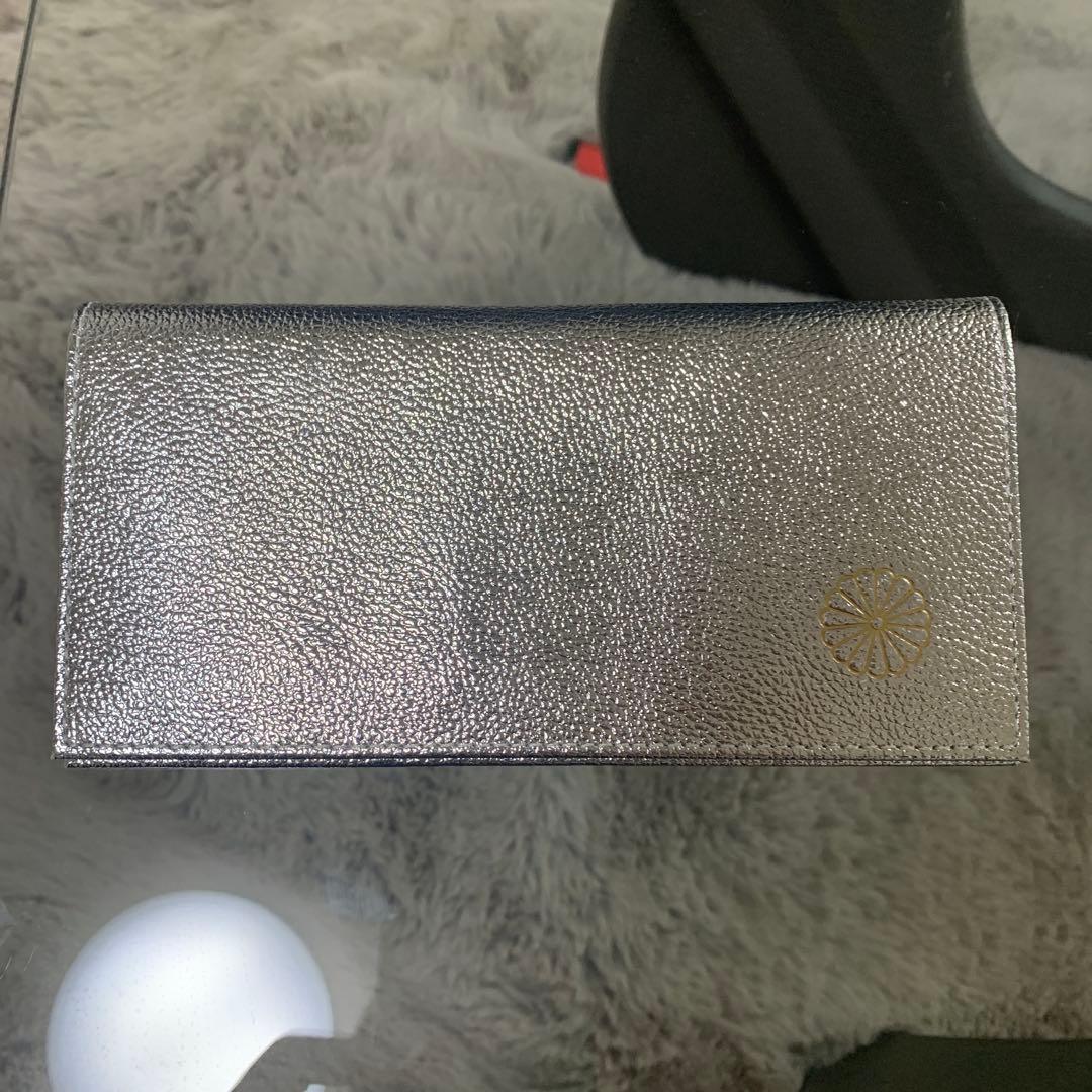 皇居長財布シルバー TH@