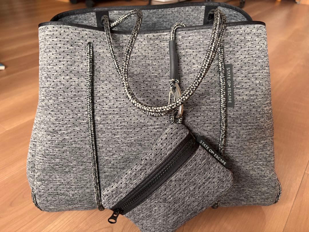 （新品未使用）STATE OF ESCAPE グレー トートバッグ