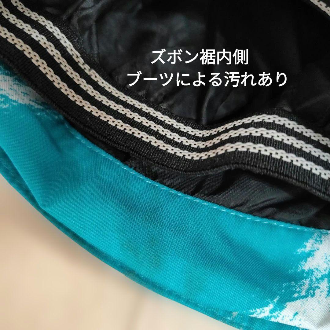 ミズノ スキーウェア上下セット ◆デモモデル◆　Mサイズ　メンズ　水色×赤