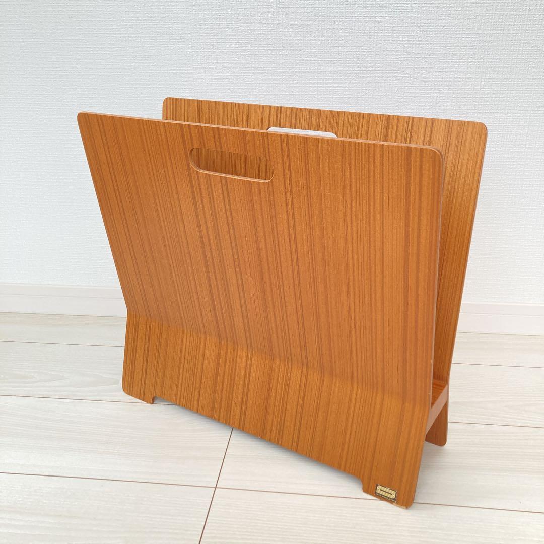 SAITO WOOD サイトーウッド マガジンラック チーク プライウッド 木製