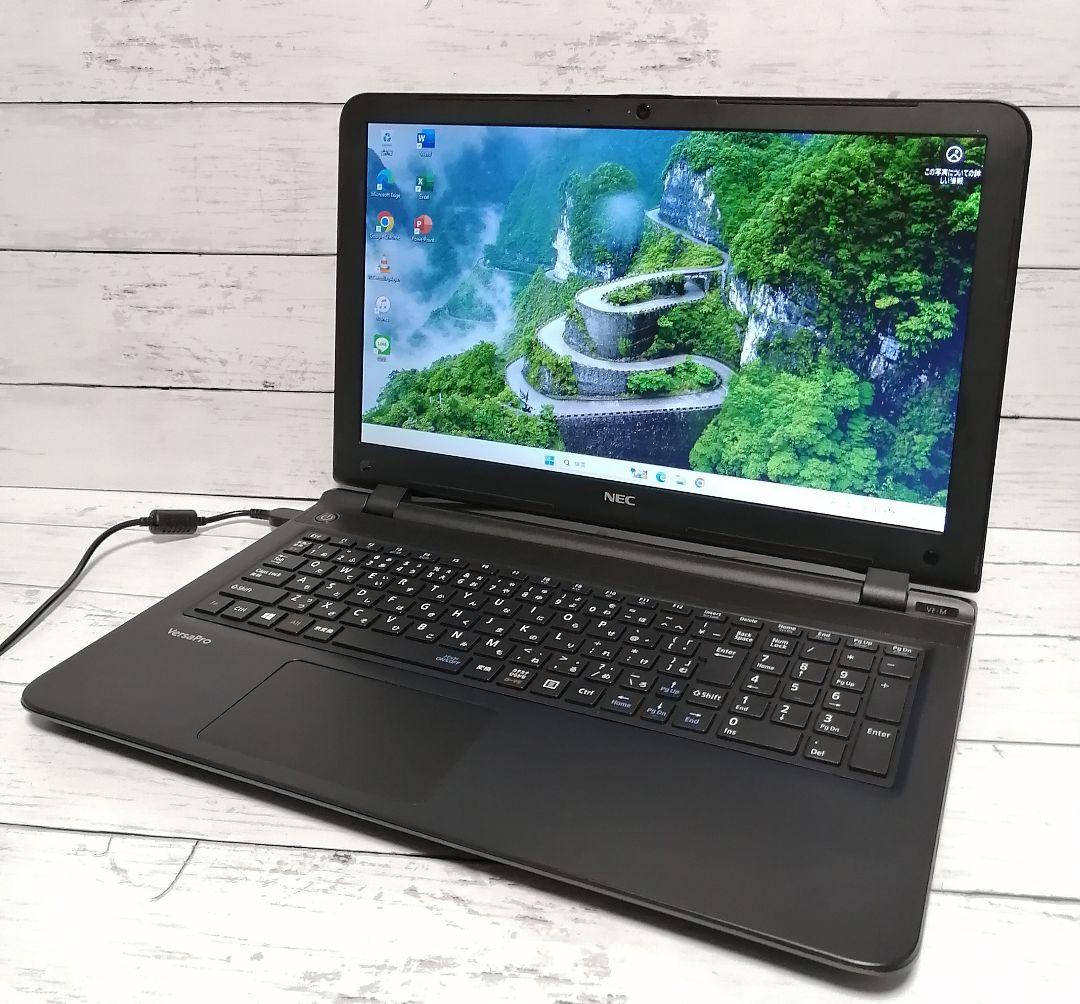 Windows11 NEC ノートパソコン 本体 カメラ オフィス付き
