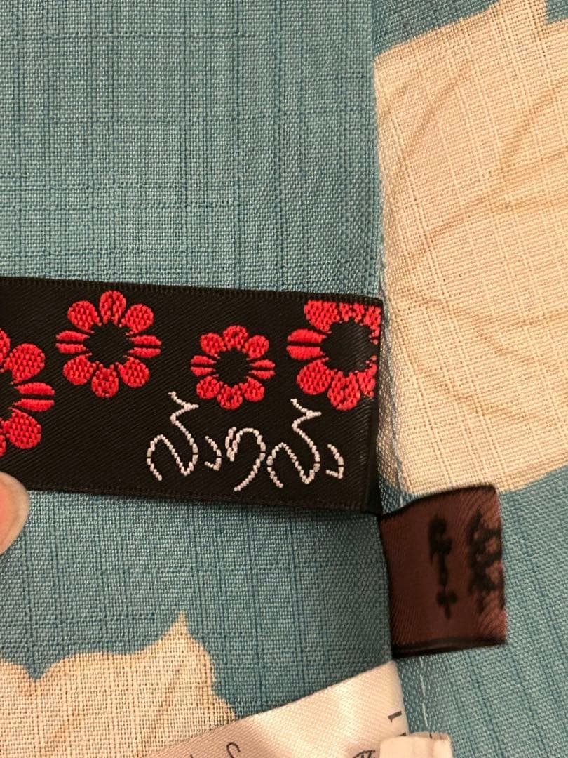 ふりふ　金魚水色浴衣