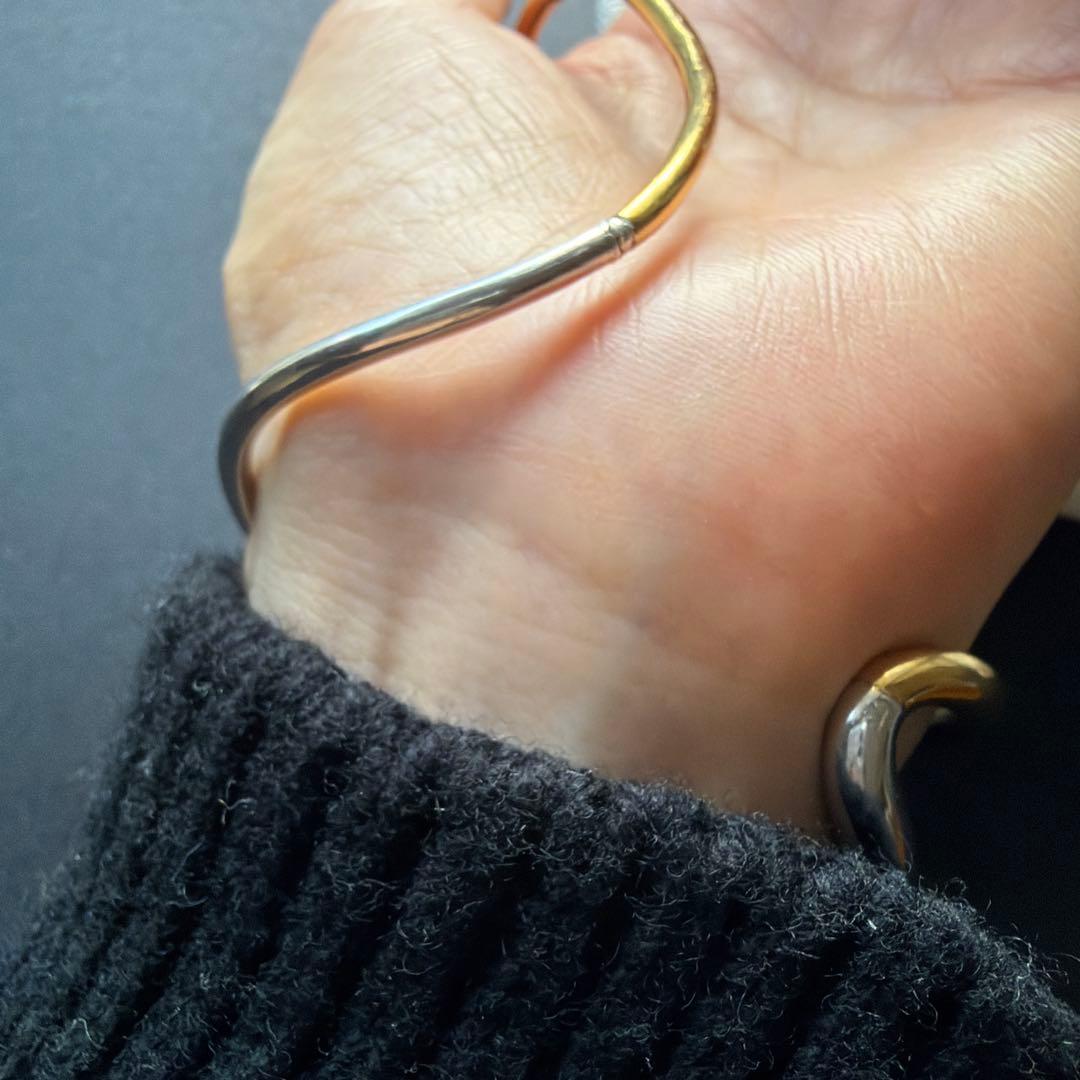 ※難あり※シャルロットシェネ　IVY ブレスレット　シルバー&ゴールド左手用