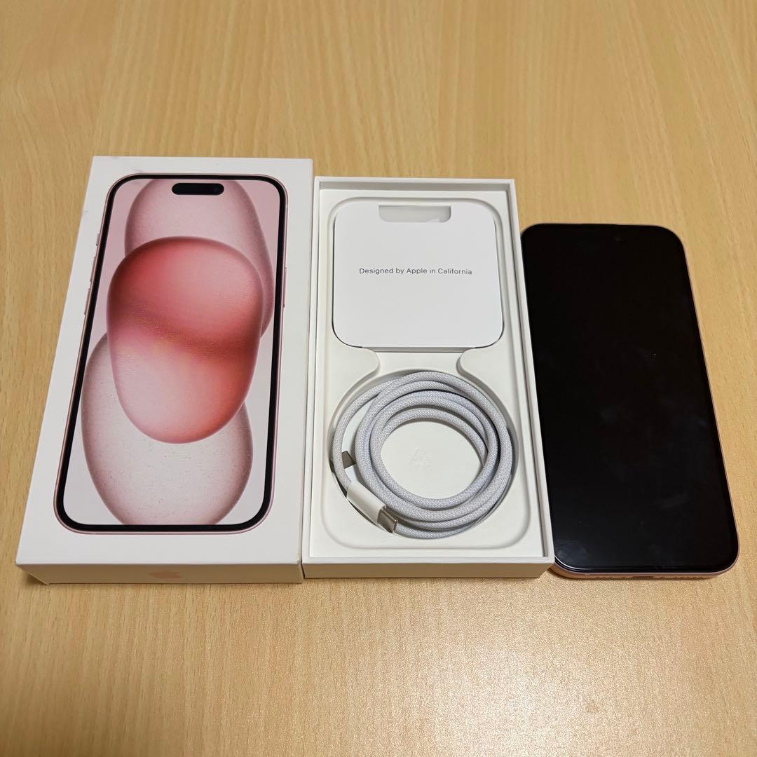 iPhone15 128GB ピンク SIMフリー