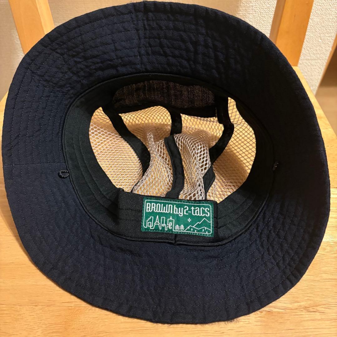 帽子 BROWN by 2-tacs mesh hat navy
