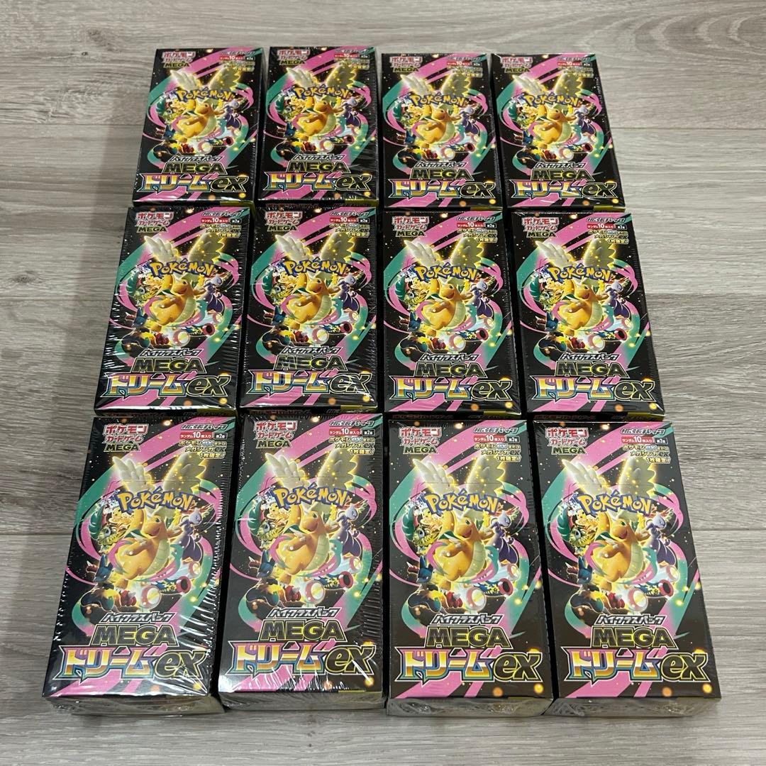 新品未開封 シュリンク付き12BOX megaドリームex