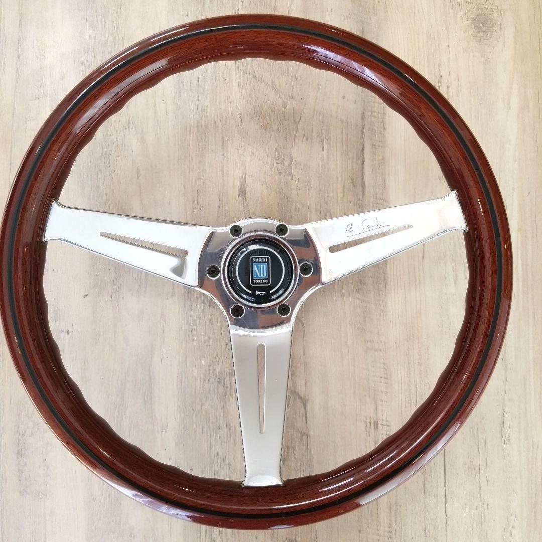 NARDI☆ナルディクラシックウッド&ポリッシュスポークディープコーン/N770