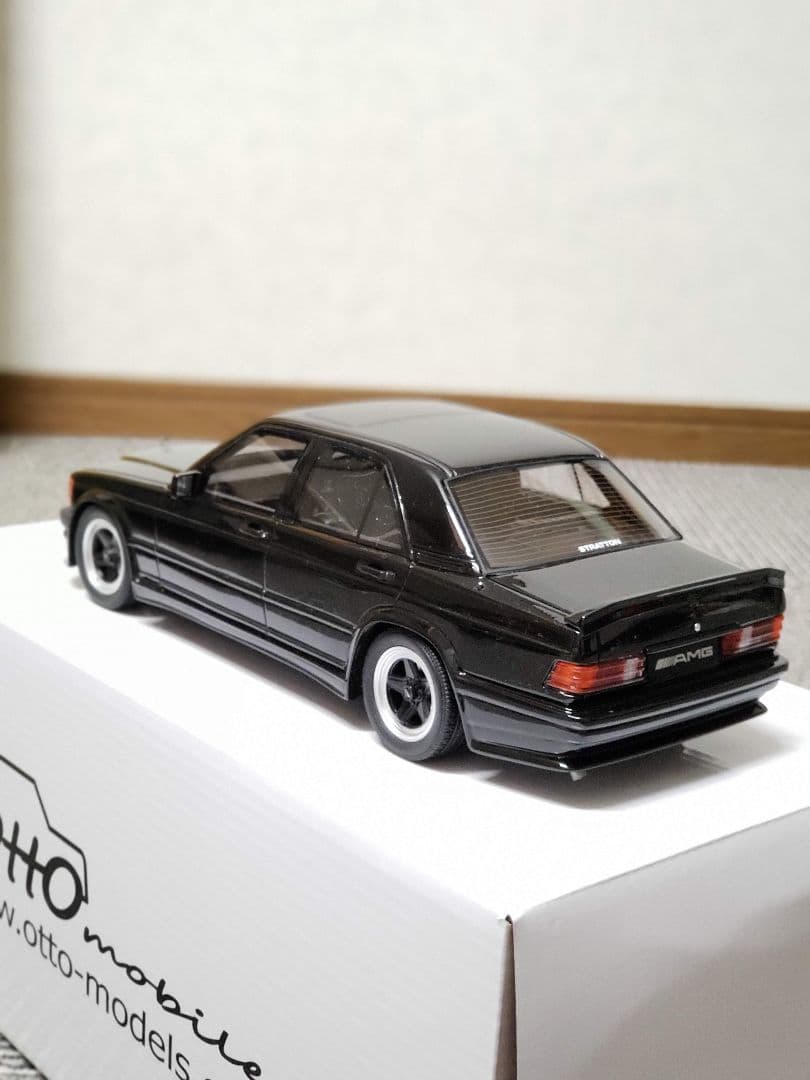 オートモービルOTTO AMG 190E2.3ブラック 1/18 絶版 希少