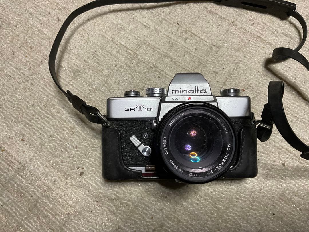 フイルム式カメラ／MINOLTA・SR「T」101 一眼レフカメラ。【現状品】