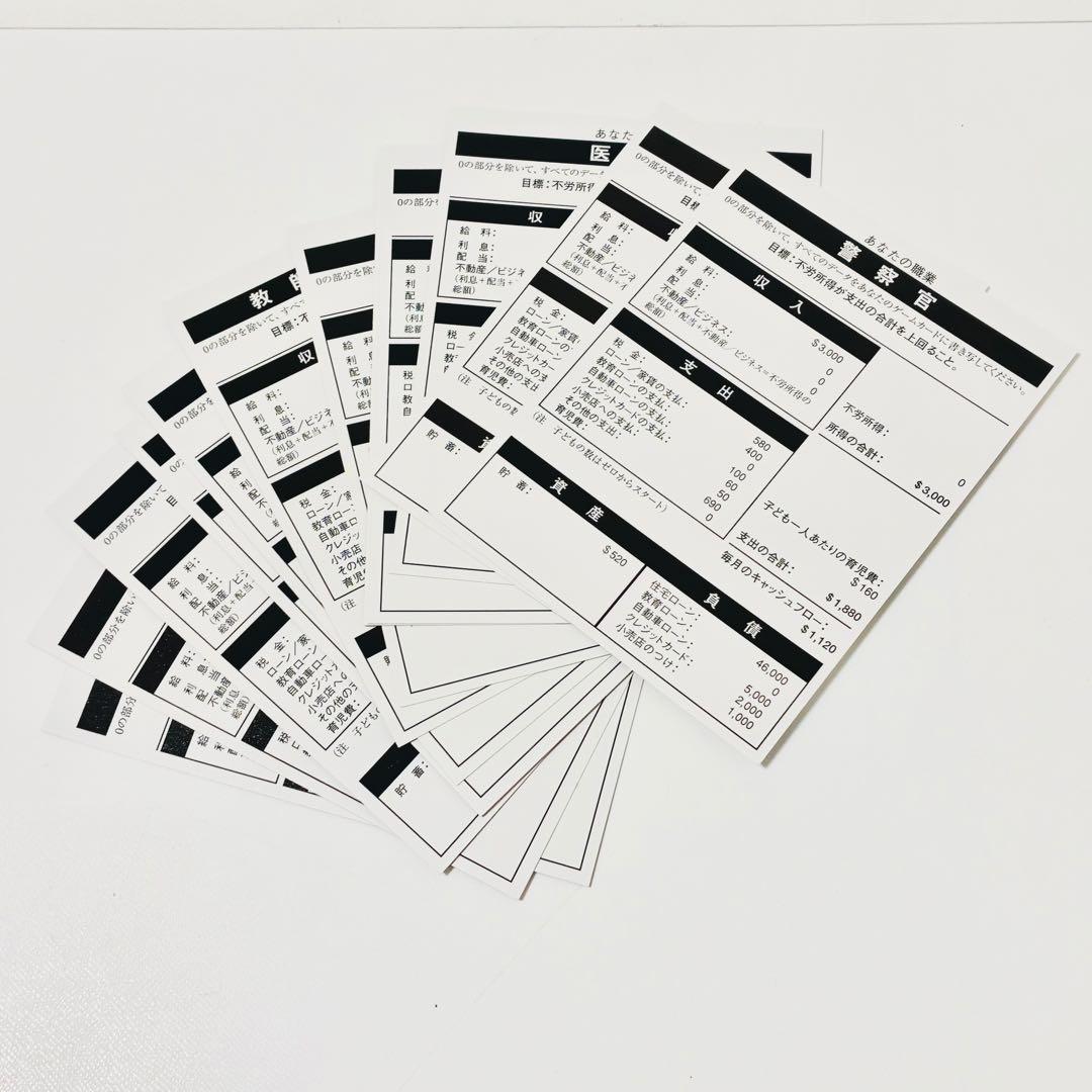 【美品 欠品なし】キャッシュフロー101 日本語版 ボードゲーム 47