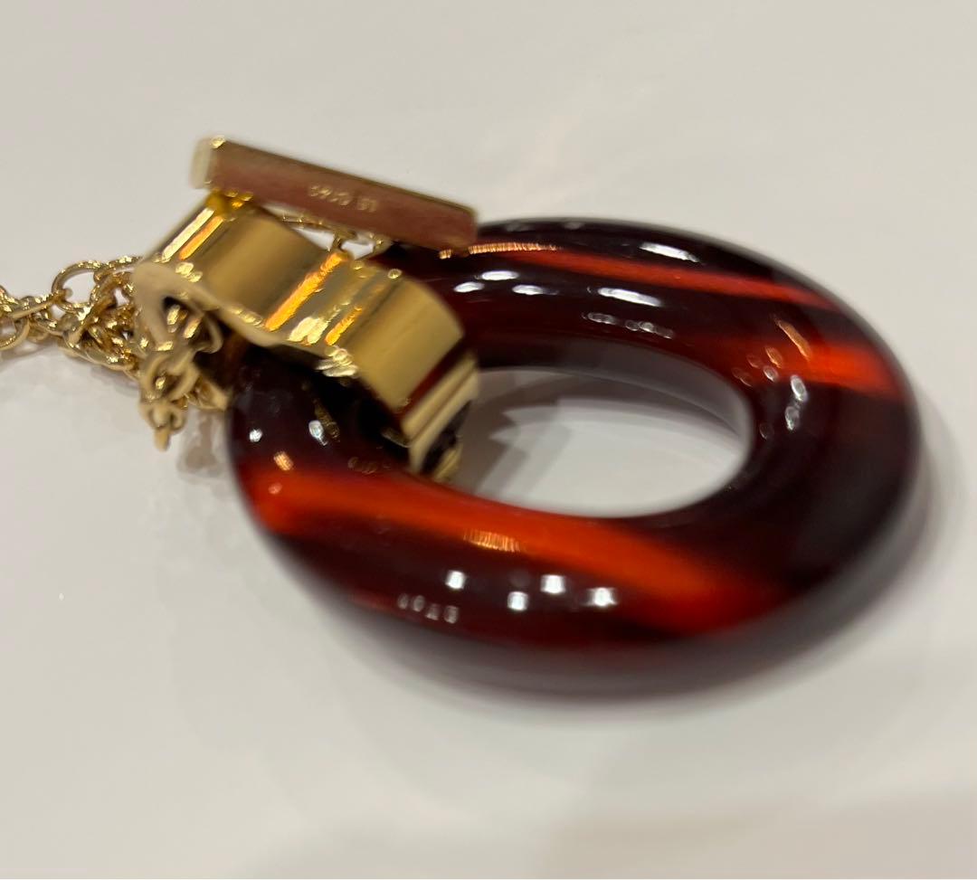 良品☆ヴィトン　ネックレス ロゴ　ＬＶ　パンダンティフ ギミアクルー ガルーシャ