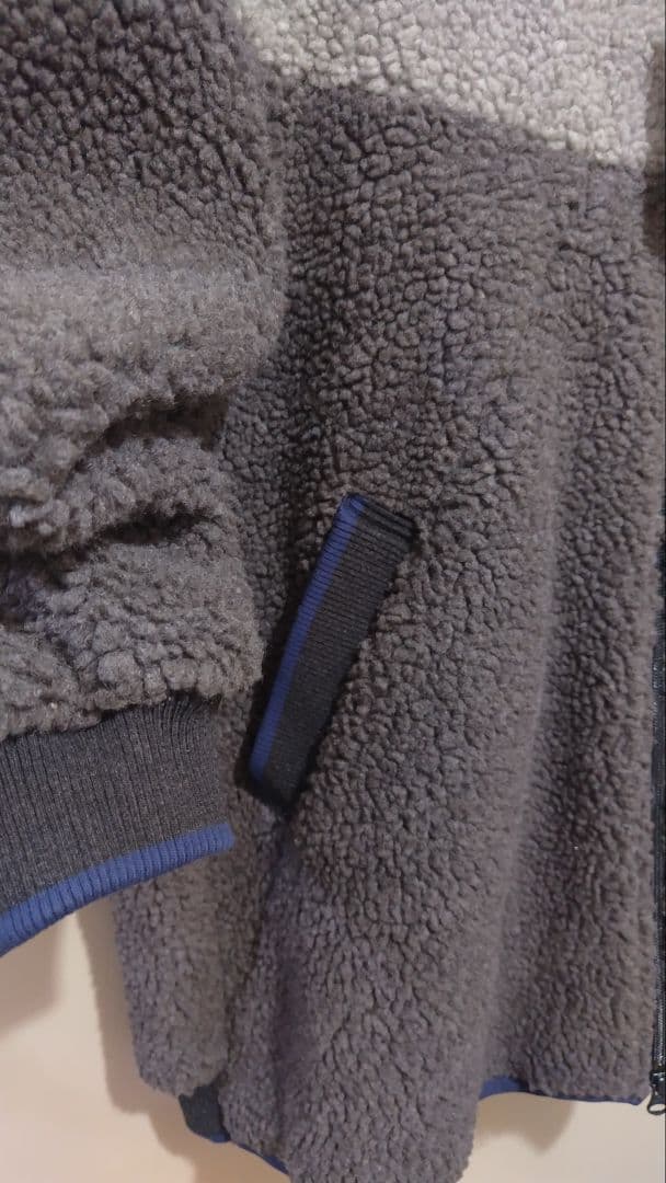 FRAPBOIS ボアショートコート グレー サイズ１ タグ付き