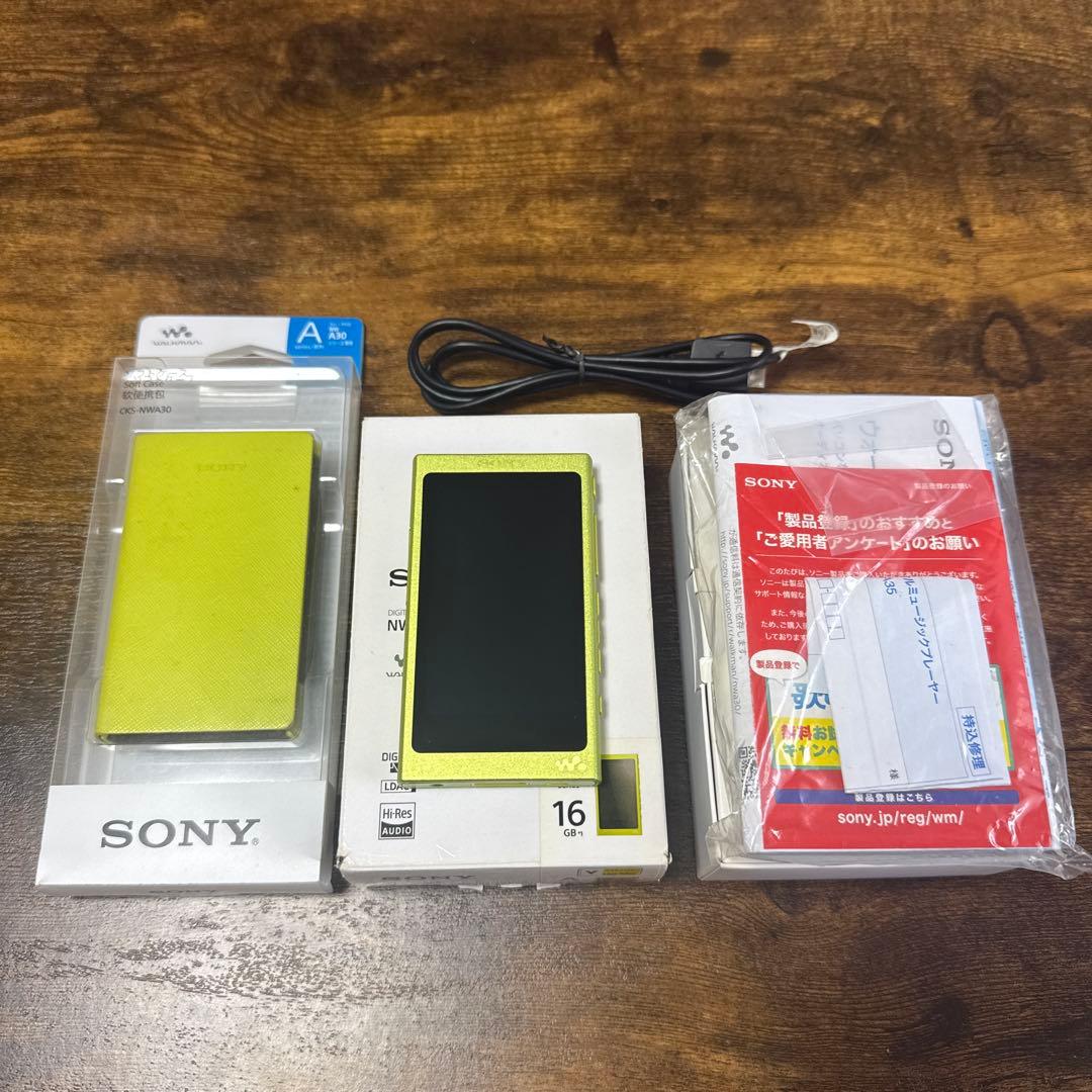 SONY NW-A35シリーズ ライムイエロー 16GB