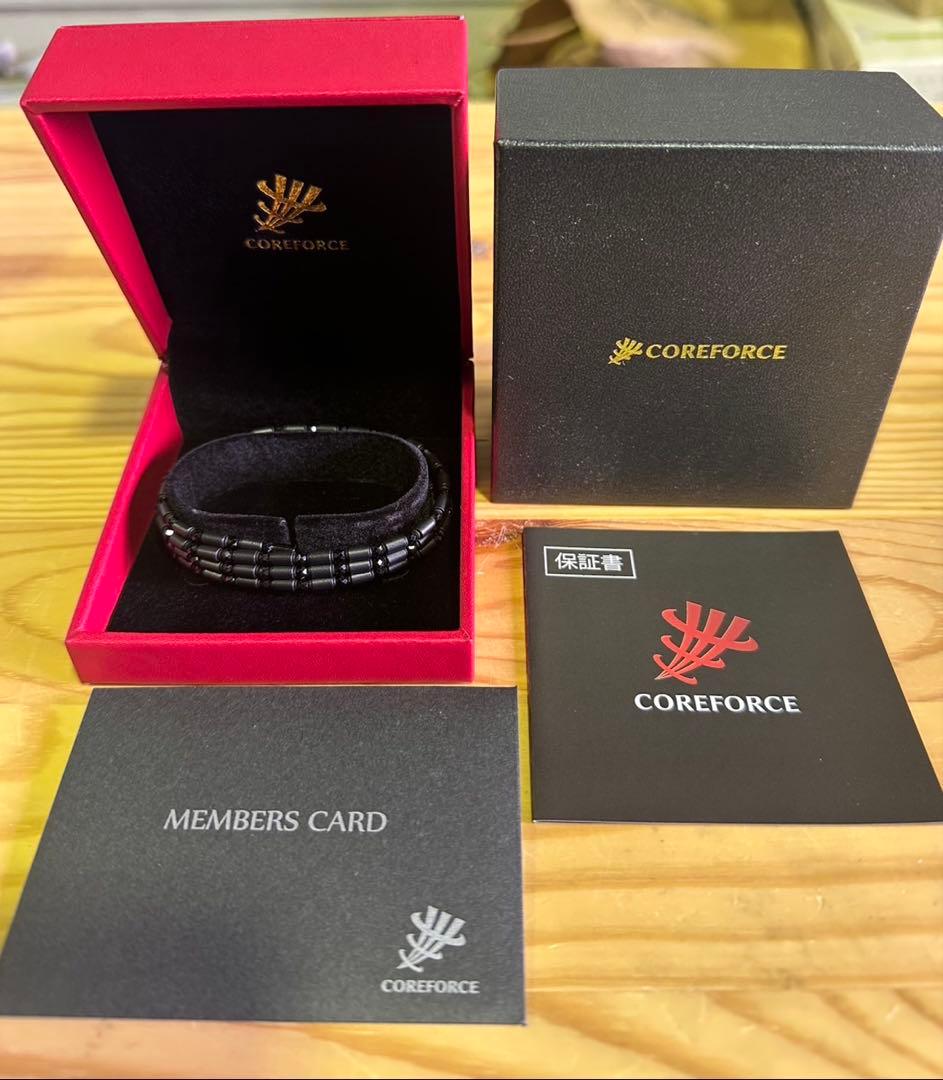 G1727 COREFORCE ループブラックスピネルCFL70 ブレスレット