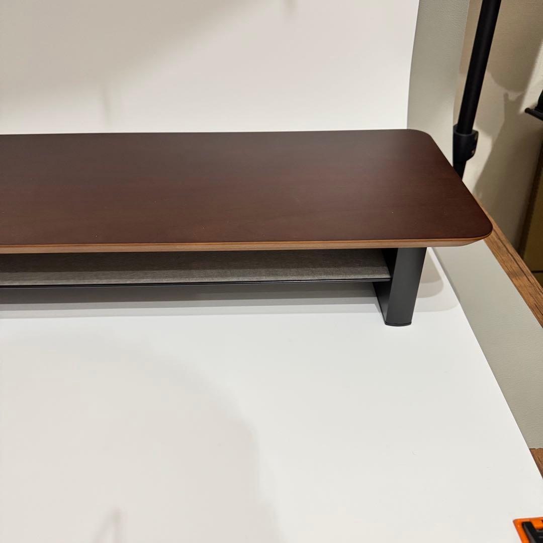 amesoba デスクシェルフ MINI ミニ (ダークウォールナット)