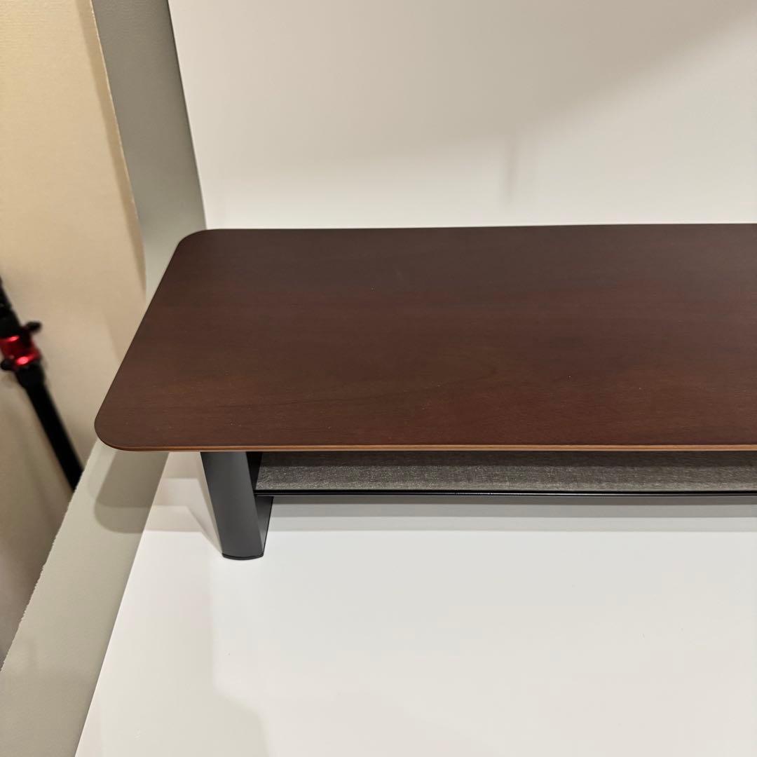 amesoba デスクシェルフ MINI ミニ (ダークウォールナット)