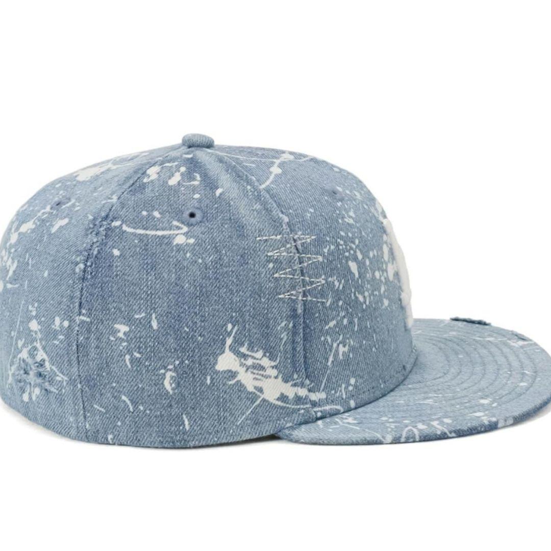 主*婦様 NEW ERA 59FIFTY ドジャース デニム ダメージ加工 7