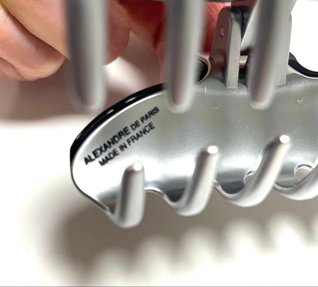 アレクサンドル ドゥ パリ クリップ　ブラック　スワロフスキー
