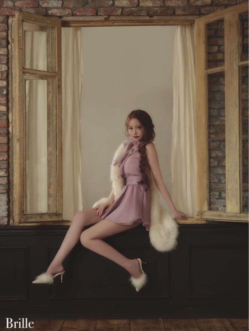 れみれみ　ドレス　Brille ピンク　S 新品未使用　タグ付き