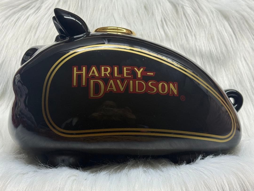 【中古】Harley Davidson 豚型 貯金箱