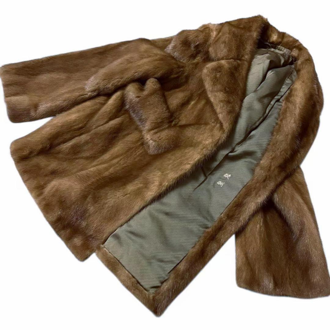 PARION　ミンクコート　優しい色合　毛皮　リアルファー　柔らか