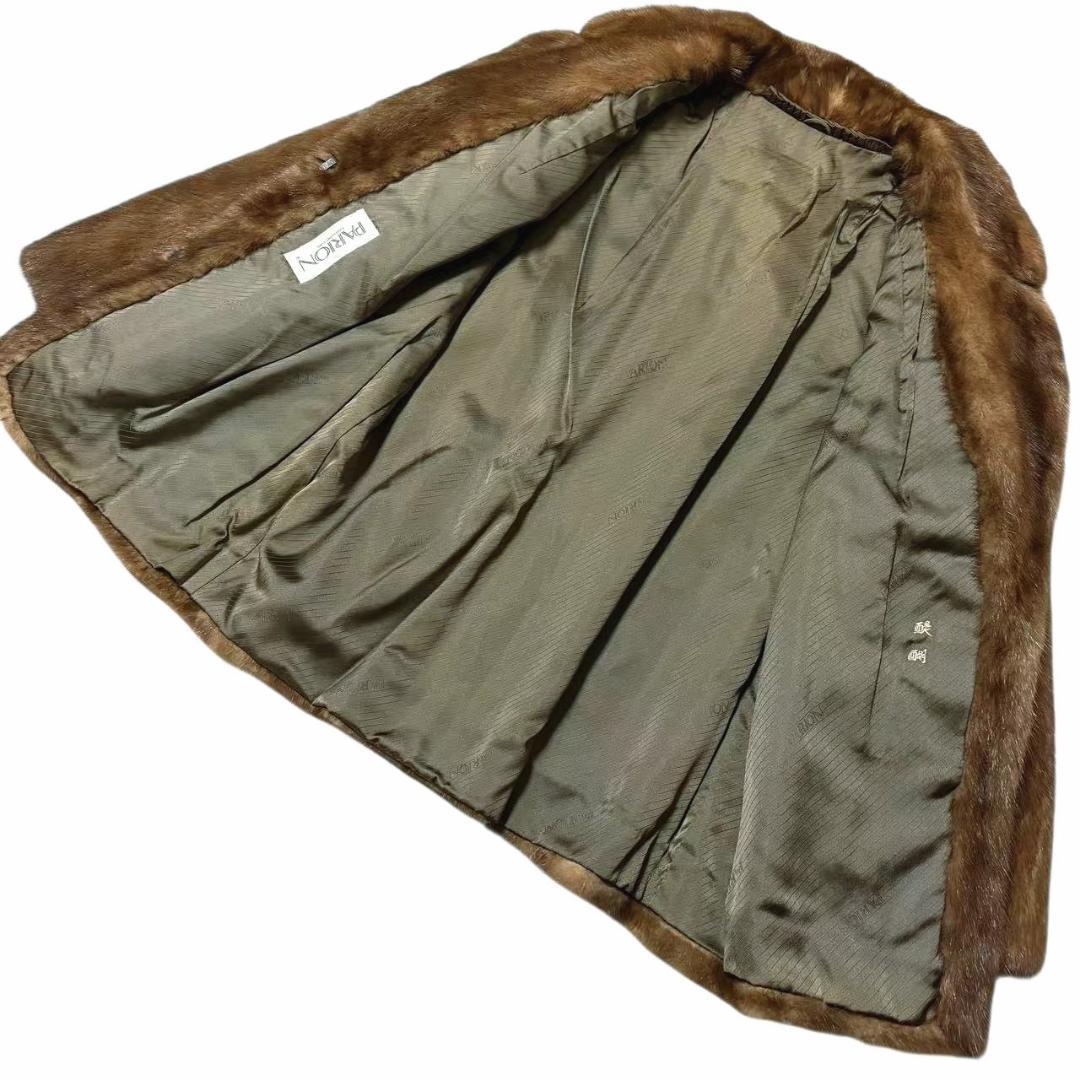 PARION　ミンクコート　優しい色合　毛皮　リアルファー　柔らか