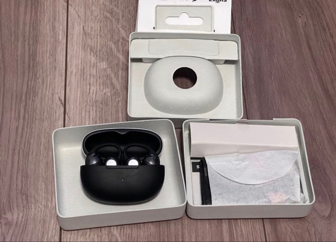 【美品】SHOKZ OPENDOTS ONE ブラックイヤーカフ型Dolby対応